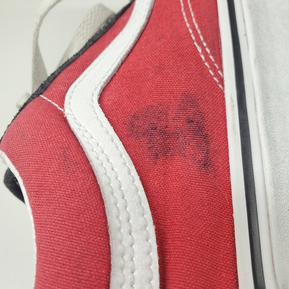 Vans Red Off the Wall Mens Sneakers - Picture 11 of 12